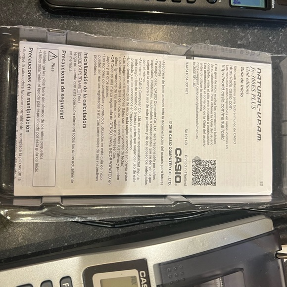 Casio adding machine and new solar powered scientific calculator with cover - Picture 3 of 9